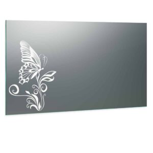 Badspiegel LED mit Schmetterling Motiv - Smetba Design