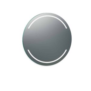 runder beleuchteter Badspiegel - Modena oben unten Design